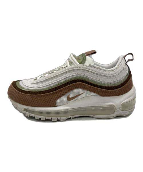 NIKE（ナイキ）NIKE (ナイキ) AIR MAX 97 SE SUMMIT WHITE/ARCHAEO BROWN-WHITE ホワイト×ブラウン サイズ:22㎝の古着・服飾アイテム