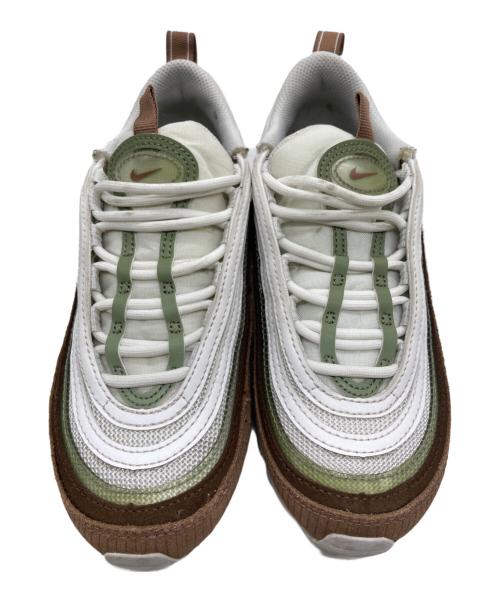 NIKE（ナイキ）NIKE (ナイキ) AIR MAX 97 SE SUMMIT WHITE/ARCHAEO BROWN-WHITE ホワイト×ブラウン サイズ:22㎝の古着・服飾アイテム