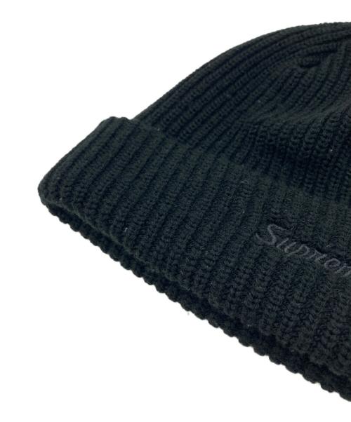 SUPREME（シュプリーム）Supreme (シュプリーム) ニット帽 ブラックの古着・服飾アイテム