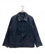 FRANK LEDERフランクリーダー）の古着「モールスキンジャケット」｜ネイビー