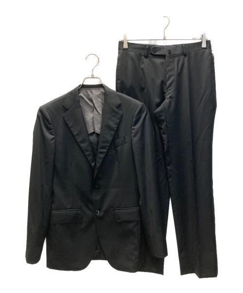 BEAMS F（ビームスエフ）BEAMS F (ビームスエフ) セットアップスーツ ブラック サイズ:SIZE 42/8Rの古着・服飾アイテム