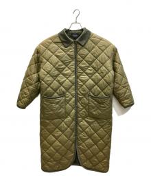 mizuiro-ind（ミズイロインド）の古着「キルティングコート」｜グリーン
