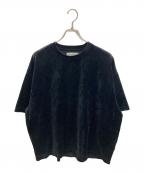 TIGHTBOOTH PRODUCTIONタイトブースプロダクション）の古着「VELOUR S/S T-SHIRT」｜ブラック
