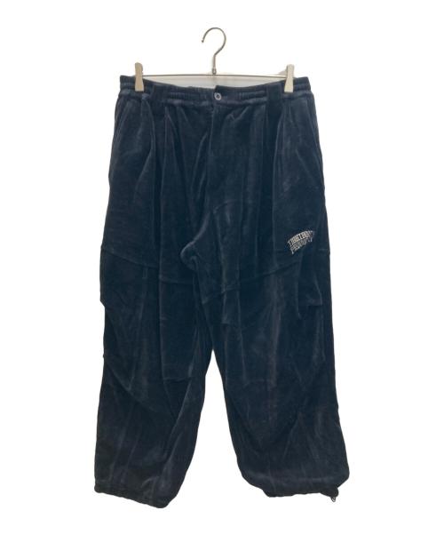TIGHTBOOTH PRODUCTION（タイトブースプロダクション）TIGHTBOOTH PRODUCTION (タイトブースプロダクション) VELOUR BALLOON PANTS ブラック サイズ:Mの古着・服飾アイテム