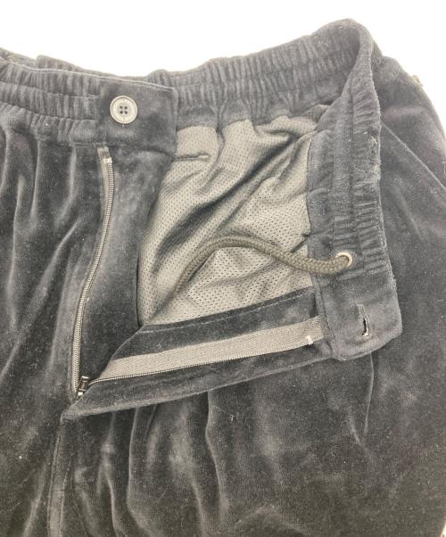 TIGHTBOOTH PRODUCTION（タイトブースプロダクション）TIGHTBOOTH PRODUCTION (タイトブースプロダクション) VELOUR BALLOON PANTS ブラック サイズ:Mの古着・服飾アイテム