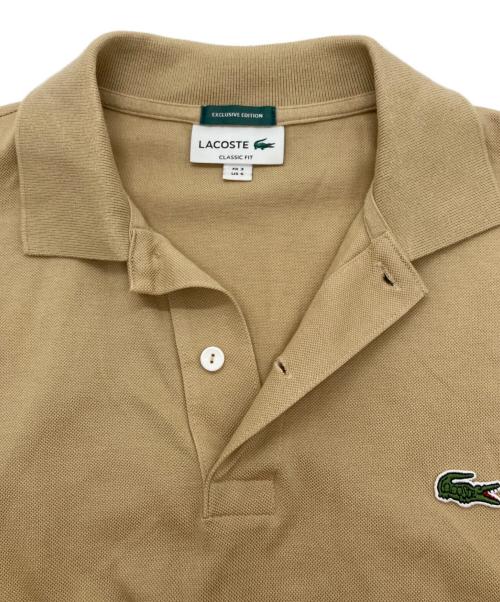 LACOSTE（ラコステ）LACOSTE (ラコステ) ポロシャツ ベージュ サイズ:Sの古着・服飾アイテム