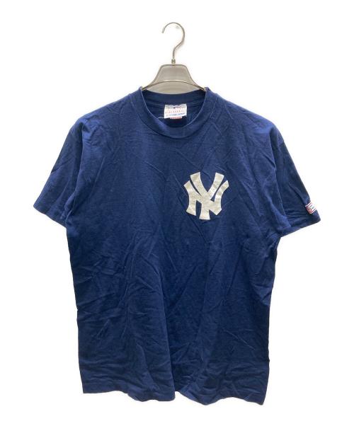 GENUINE MERCHANDISE（ジェニュイン マーチャンダイズ）GENUINE MERCHANDISE (ジェニュイン マーチャンダイズ) NEW YORK YANKEES プリントTシャツ ネイビー サイズ:SIZE XXLの古着・服飾アイテム