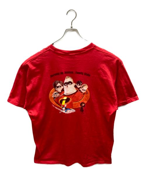 Hanes（ヘインズ）Hanes (ヘインズ) キャラクタープリントTシャツ レッド サイズ:XLの古着・服飾アイテム