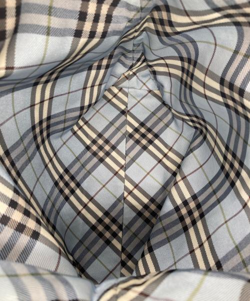 BURBERRY BLUE LABEL（バーバリーロンドンブルーレーベル）BURBERRY BLUE LABEL (バーバリーロンドンブルーレーベル) ノバチェック リバーシブル トートバッグ ブラックの古着・服飾アイテム