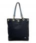 BURBERRY BLUE LABEL（バーバリーロンドンブルーレーベル）の古着「ノバチェック リバーシブル トートバッグ」｜ブラック