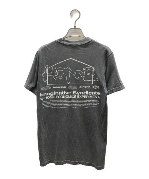 HOME ECONOMICS EXPERIMENT（ホーム エコノミクス エクスペリメント）HOME ECONOMICS EXPERIMENT (ホーム エコノミクス エクスペリメント) Imagine Tシャツ グレー サイズ:Sの古着・服飾アイテム