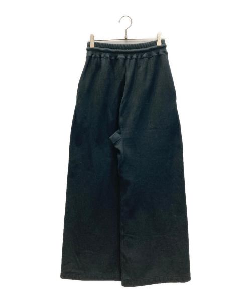 beautiful people（ビューティフルピープル）beautiful people (ビューティフルピープル) suvin compact sweat wide straight pants ブラック サイズ:34の古着・服飾アイテム