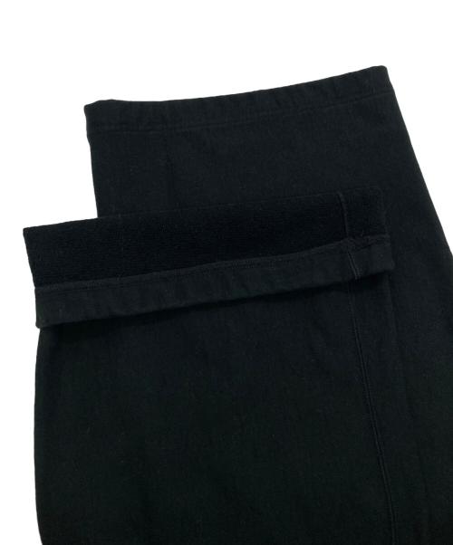 beautiful people（ビューティフルピープル）beautiful people (ビューティフルピープル) suvin compact sweat wide straight pants ブラック サイズ:34の古着・服飾アイテム