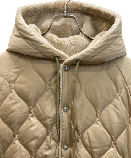 TAION（タイオン）TAION (タイオン) ミリタリー ダウンケープ ベージュ サイズ:ONE SIZEの古着・服飾アイテム