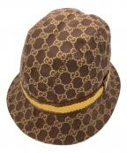 GUCCIグッチ）の古着「GG バケットハット」｜ブラウン