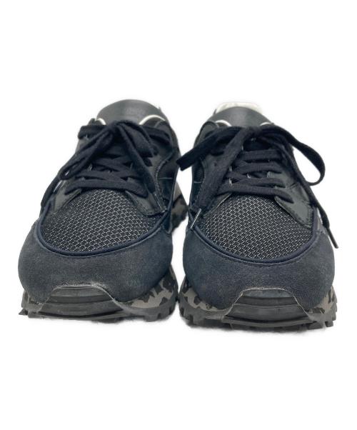 HIDNANDER（ヒドゥナンダー）HIDNANDER (ヒドゥナンダー) THREEDOME ローカットスニーカー ブラック サイズ:SIZE 41の古着・服飾アイテム