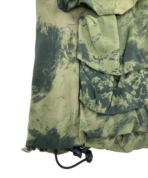 DIESEL（ディーゼル）DIESEL (ディーゼル) D-SARAN-CMF プリントカモ柄ブルゾンワンピース グリーン サイズ:SIZE 36 未使用品の古着・服飾アイテム