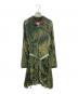 DIESEL（ディーゼル）の古着「D-SARAN-CMF プリントカモ柄ブルゾンワンピース」｜グリーン