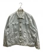 DIET BUTCHERダイエットブッチャー）の古着「Over sized denim jacket / オーバーサイズ デニム ジャケット」｜インディゴ