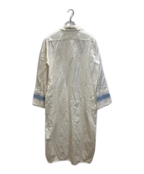 JIL SANDER（ジルサンダー）JIL SANDER (ジルサンダー) シャツワンピース ホワイト サイズ:SIZE 32の古着・服飾アイテム