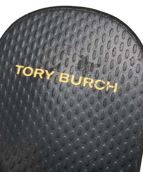 TORY BURCH（トリーバーチ）TORY BURCH (トリーバーチ) CUT-OUT WEDGEFLIP FLOP ブラック サイズ:SIZE US 10の古着・服飾アイテム