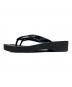 TORY BURCH (トリーバーチ) CUT-OUT WEDGEFLIP FLOP ブラック サイズ:SIZE US 10：5000円