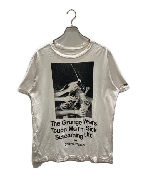 TAKAHIROMIYASHITA TheSoloIst.（タカヒロミヤシタ ザソロイスト）TAKAHIROMIYASHITA TheSoloIst. (タカヒロミヤシタ ザソロイスト) Charles Peterson Kurt Cobain T-Shirt ホワイト サイズ:SIZE 52の古着・服飾アイテム