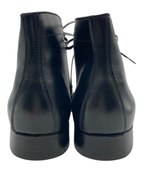 Alden（オールデン）Alden (オールデン) STRAIGHT TIP BOOT カーフ ストレート チップ レースアップブーツ ブラック サイズ:SIZE 9 1/2Dの古着・服飾アイテム