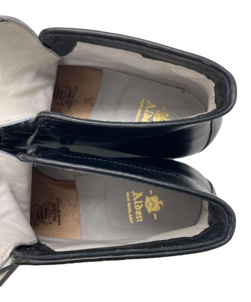 Alden（オールデン）Alden (オールデン) STRAIGHT TIP BOOT カーフ ストレート チップ レースアップブーツ ブラック サイズ:SIZE 9 1/2Dの古着・服飾アイテム