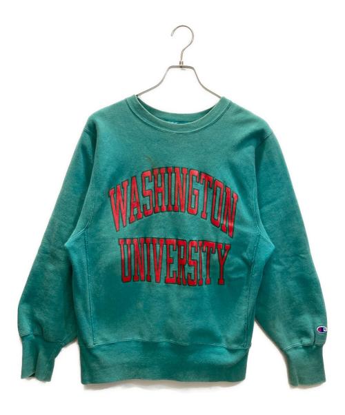 Champion REVERSE WEAVE（チャンピオン リバース ウィーブ）Champion REVERSE WEAVE (チャンピオン リバース ウィーブ) 90s リバースウィーブ スウェット グリーン サイズ:Mの古着・服飾アイテム