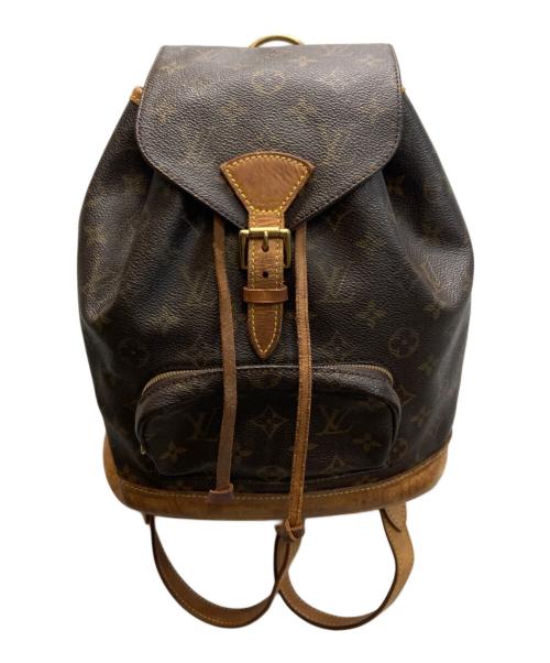 LOUIS VUITTON（ルイ ヴィトン）LOUIS VUITTON (ルイ ヴィトン) モンスリMM 巾着リュック ブラウンの古着・服飾アイテム