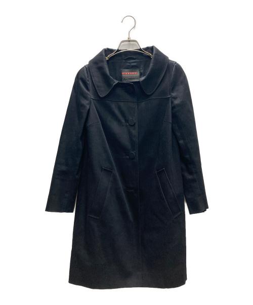PRADA SPORTS（プラダスポーツ）PRADA SPORTS (プラダスポーツ) デニム地ミドル丈コート ブラック サイズ:SIZE 38の古着・服飾アイテム