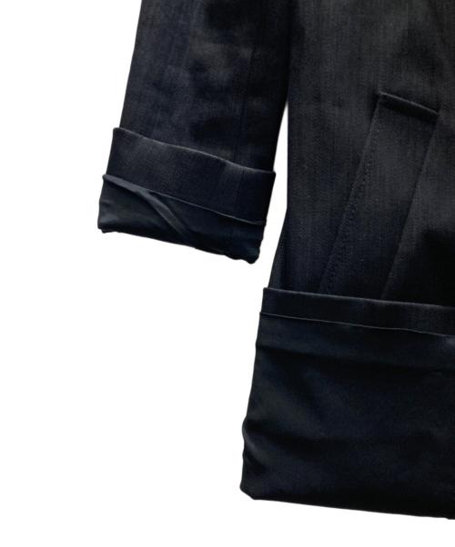 PRADA SPORTS（プラダスポーツ）PRADA SPORTS (プラダスポーツ) デニム地ミドル丈コート ブラック サイズ:SIZE 38の古着・服飾アイテム