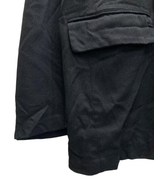 COMME des GARCONS SHIRT（コムデギャルソンシャツ）COMME des GARCONS SHIRT (コムデギャルソンシャツ) Oversized Jacket-polyester twill garment treated オーバーサイズポリ縮ジャケット ブラック サイズ:SIZE Lの古着・服飾アイテム