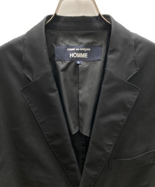 COMME des GARCONS HOMME（コムデギャルソン オム）COMME des GARCONS HOMME (コムデギャルソン オム) Polyester Twill Jackets ブラック サイズ:SIZE Lの古着・服飾アイテム