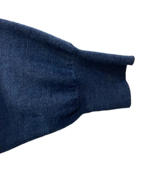 JOHN SMEDLEY（ジョンスメドレー）JOHN SMEDLEY (ジョンスメドレー) 襟付きウールニットカーディガン ネイビー サイズ:Lの古着・服飾アイテム
