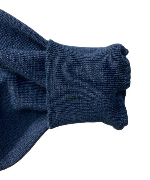 JOHN SMEDLEY（ジョンスメドレー）JOHN SMEDLEY (ジョンスメドレー) 襟付きウールニットカーディガン ネイビー サイズ:Lの古着・服飾アイテム