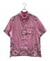 SUPREME（シュプリーム）の古着「BANDANA SILK S/S SHIRT」｜ピンク
