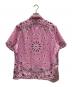 SUPREME (シュプリーム) BANDANA SILK S/S SHIRT ピンク サイズ:SIZE M：12000円