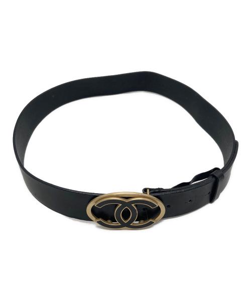 CHANEL（シャネル）CHANEL (シャネル) ココマークバックルベルト ブラック サイズ:90/36の古着・服飾アイテム