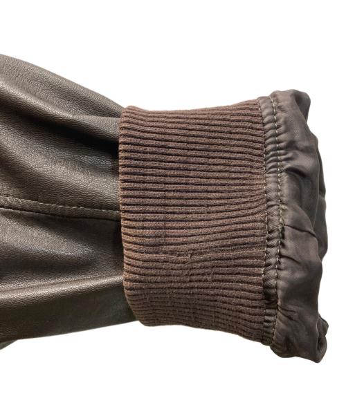 GAP（ギャップ）GAP (ギャップ) ゴートレザーブルゾン ブラウン サイズ:ＸＳの古着・服飾アイテム