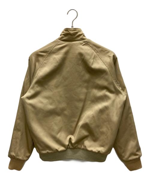 LAND'S END（ランズエンド）LAND'S END (ランズエンド) ヘリンボーンリバーシブルハリントンジャケット ベージュ サイズ:Ｓの古着・服飾アイテム