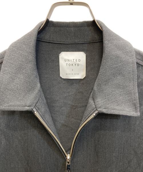 UNITED TOKYO（ユナイテッドトーキョー）UNITED TOKYO (ユナイテッドトーキョー) アウトラストジップブルゾン グレー サイズ:SIZE 2の古着・服飾アイテム