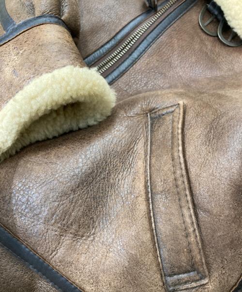 Wind Armor（ウィンドアーマー）Wind Armor (ウィンドアーマー) TYPE-3 B-3 U.S. SHEEPSKIN フライトジャケット ブラウン サイズ:Mの古着・服飾アイテム