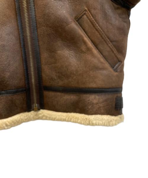 Wind Armor（ウィンドアーマー）Wind Armor (ウィンドアーマー) TYPE-3 B-3 U.S. SHEEPSKIN フライトジャケット ブラウン サイズ:Mの古着・服飾アイテム