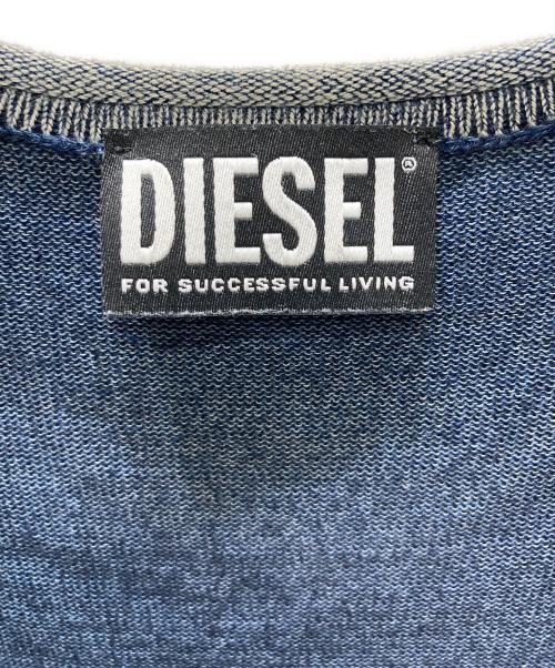 DIESEL（ディーゼル）DIESEL (ディーゼル) M-ANYA レース切替ロングワンピース ブルー サイズ:SIZE Mの古着・服飾アイテム