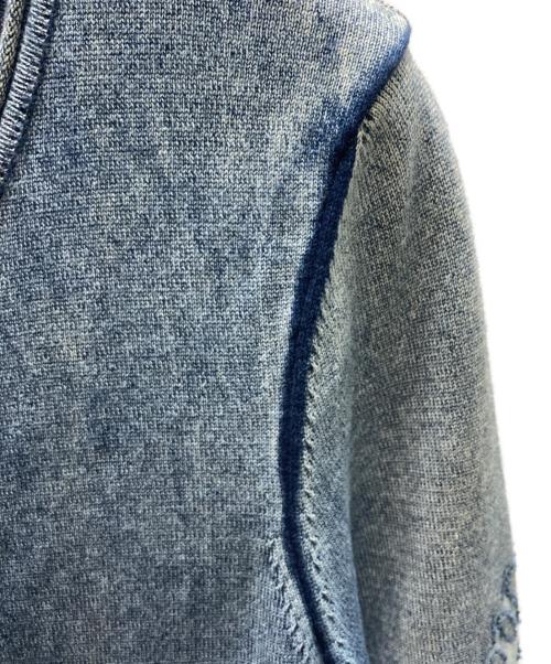 DIESEL（ディーゼル）DIESEL (ディーゼル) M-ANYA レース切替ロングワンピース ブルー サイズ:SIZE Mの古着・服飾アイテム