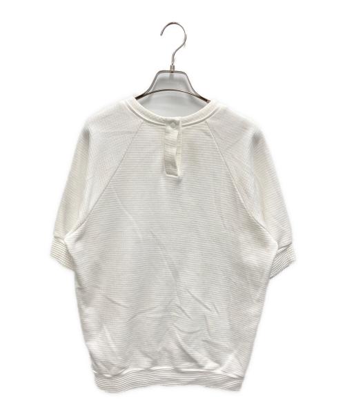 cccmalie（シーマリー）cccmalie (シーマリー) リボンカットソー ホワイト サイズ:記載無しの古着・服飾アイテム