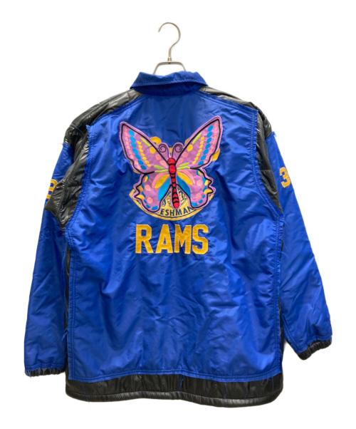 Rebuild by Needles（リビルドバイニードルス）Rebuild by Needles (リビルドバイニードルス) Coach Covered Jacket Assorted ブルー サイズ:Lの古着・服飾アイテム