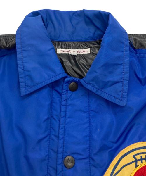 Rebuild by Needles（リビルドバイニードルス）Rebuild by Needles (リビルドバイニードルス) Coach Covered Jacket Assorted ブルー サイズ:Lの古着・服飾アイテム